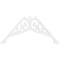 Ekena Millwork Pitch Carrillo Architectural Grade PVC Gable Pediment, 36"W x 21"H x 1"P (14/12) GPP036X021X100CRL - alternate 3